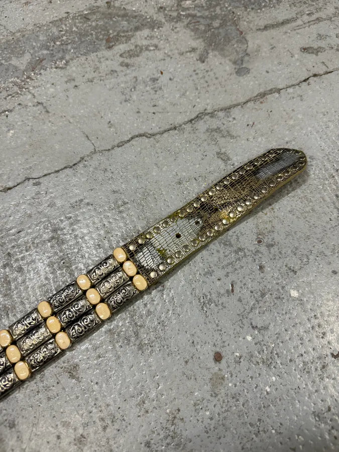 2000s Nanni Celtic Ornament Metal Belt zKQeYaI 5