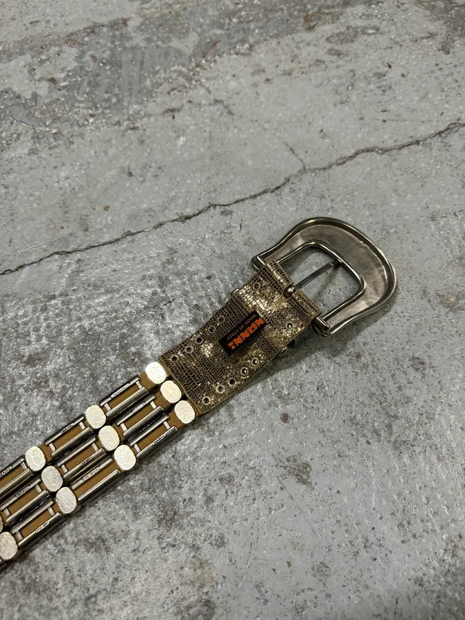 2000s Nanni Celtic Ornament Metal Belt zKQeYaI 6