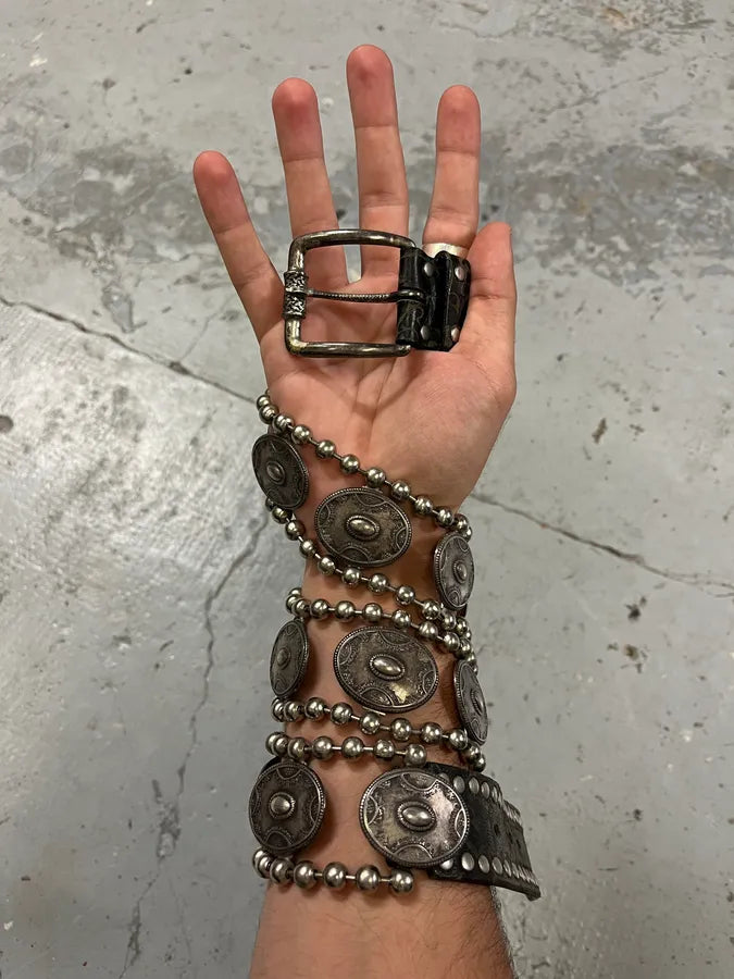 2000s Nanni Viking Shield Metal Belt LTDvawd 0