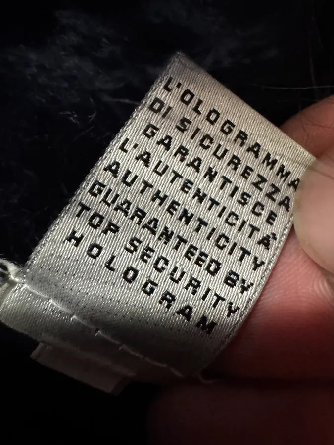 2000s Dolce & Gabbana Navy Fur Collar Sleek Long Jacket (M/L) 6