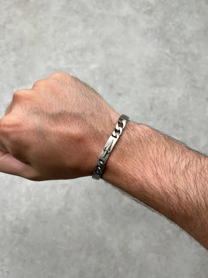 2000s Paciotti Daggers Silver 925 Bracelet jyKstNI 2