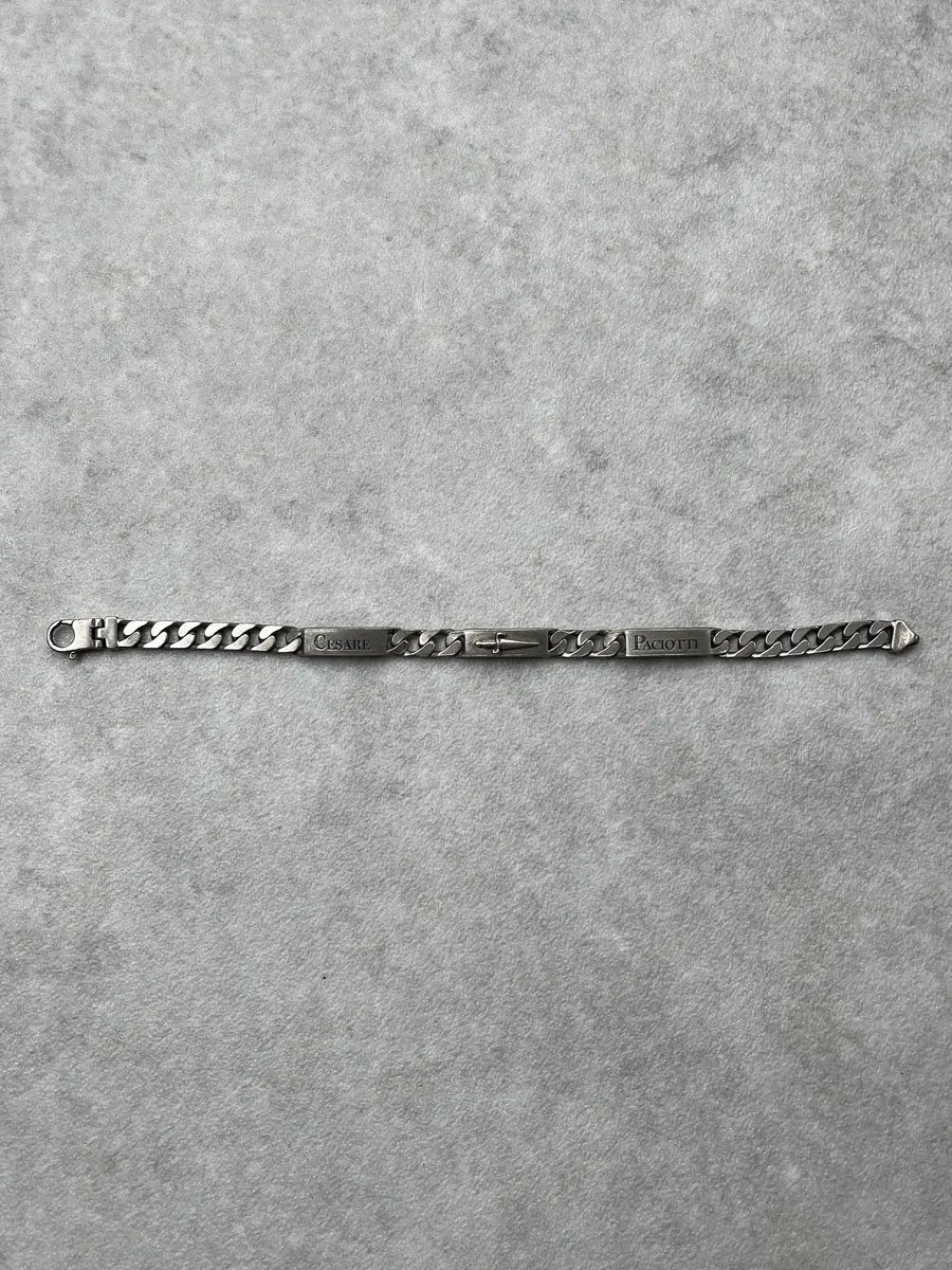2000s Paciotti Daggers Silver 925 Bracelet jyKstNI 4