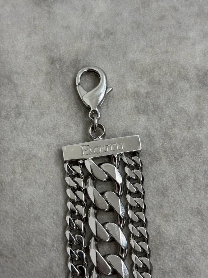 2000s Paciotti Silver Multi-Chain Bracelet iUdKmiC 3
