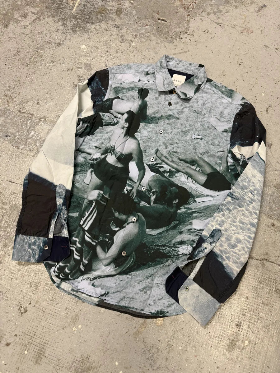2000s Paul Smith Beach Summer Photography Shirt wdKDkAE 3