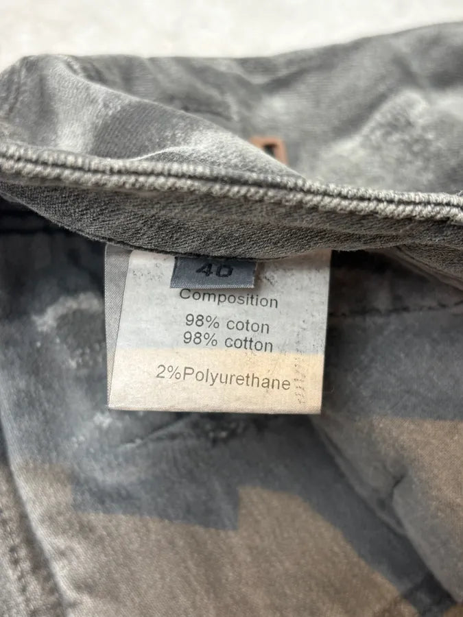 2010s Pierre Balamin Grey Biker Slim Denim Jeans KQWaQKC 9
