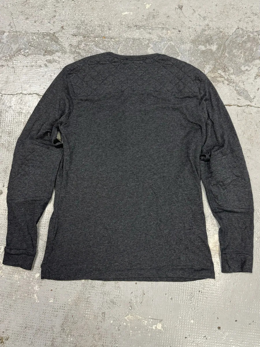 2000s Pierre Balmain Biker Henley Grey Longsleeves mdlnTRY 1