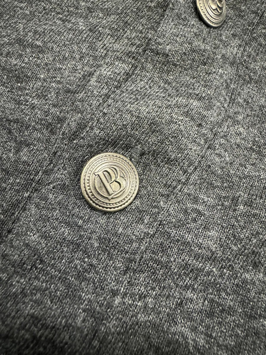 2000s Pierre Balmain Biker Henley Grey Longsleeves mdlnTRY 10