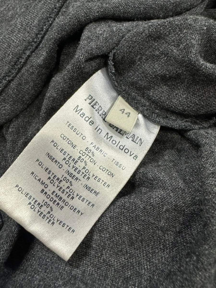 2000s Pierre Balmain Biker Henley Grey Longsleeves mdlnTRY 7