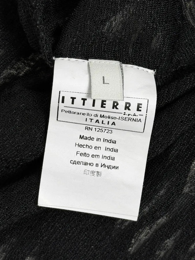 2000s Pierre Balmain Black Layered Distressed Longsleeves Top VwZHDlA 9