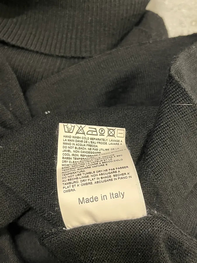 2000s Pierre Balmain Black Wool Multi Pockets Turtleneck coaDSIN 8