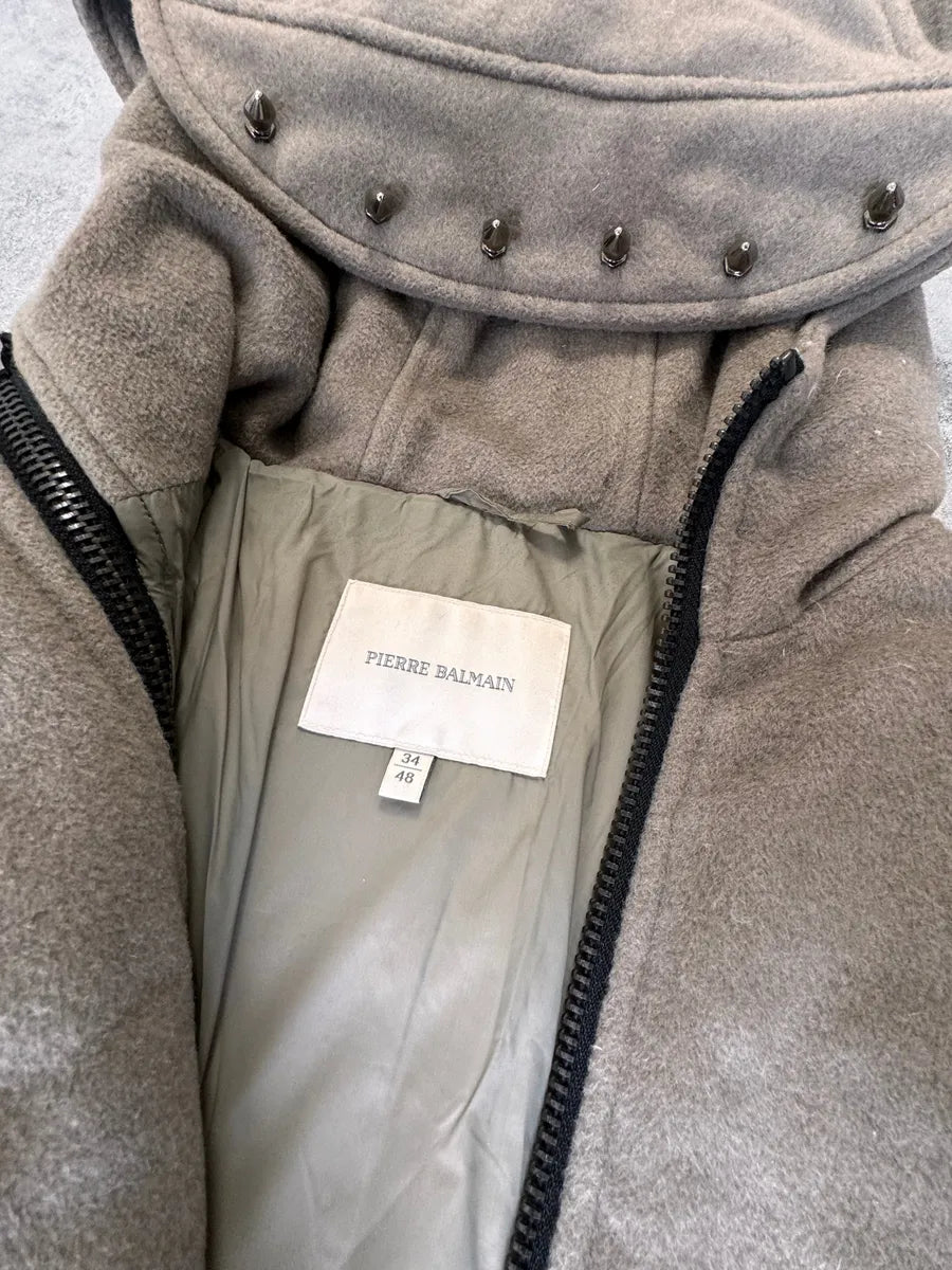 2000s Pierre Balmain Double Zip Punk Hybrid Coat KAqmTNS 4