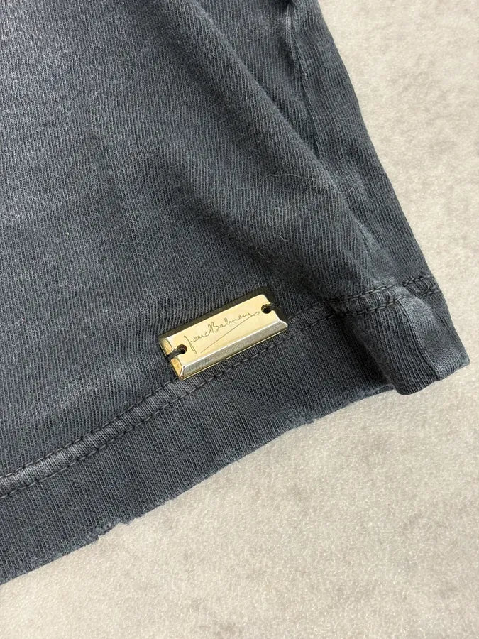 2000s Pierre Balmain Faded Brut Grey Henley Longsleeve XVSnsuz 8