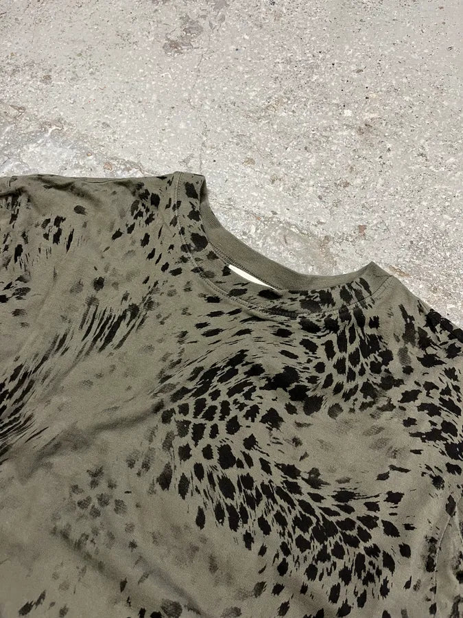 2000s Pierre Balmain Green Leopard Fury Effect Longsleeves (M) aPfjEgw 4