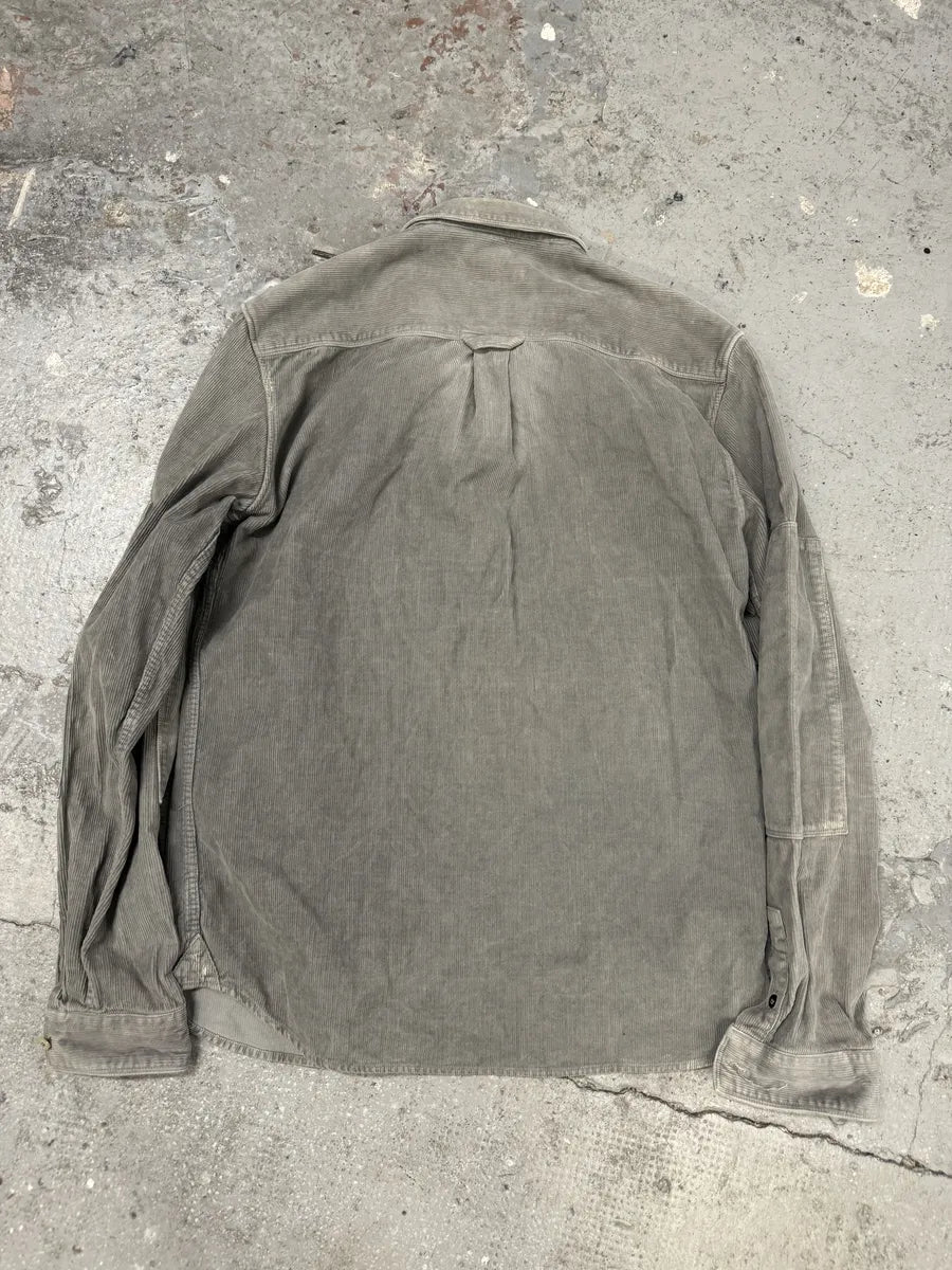 2000s Pierre Balmain Multi Pockets Utility Velvet Shirt (M) 1