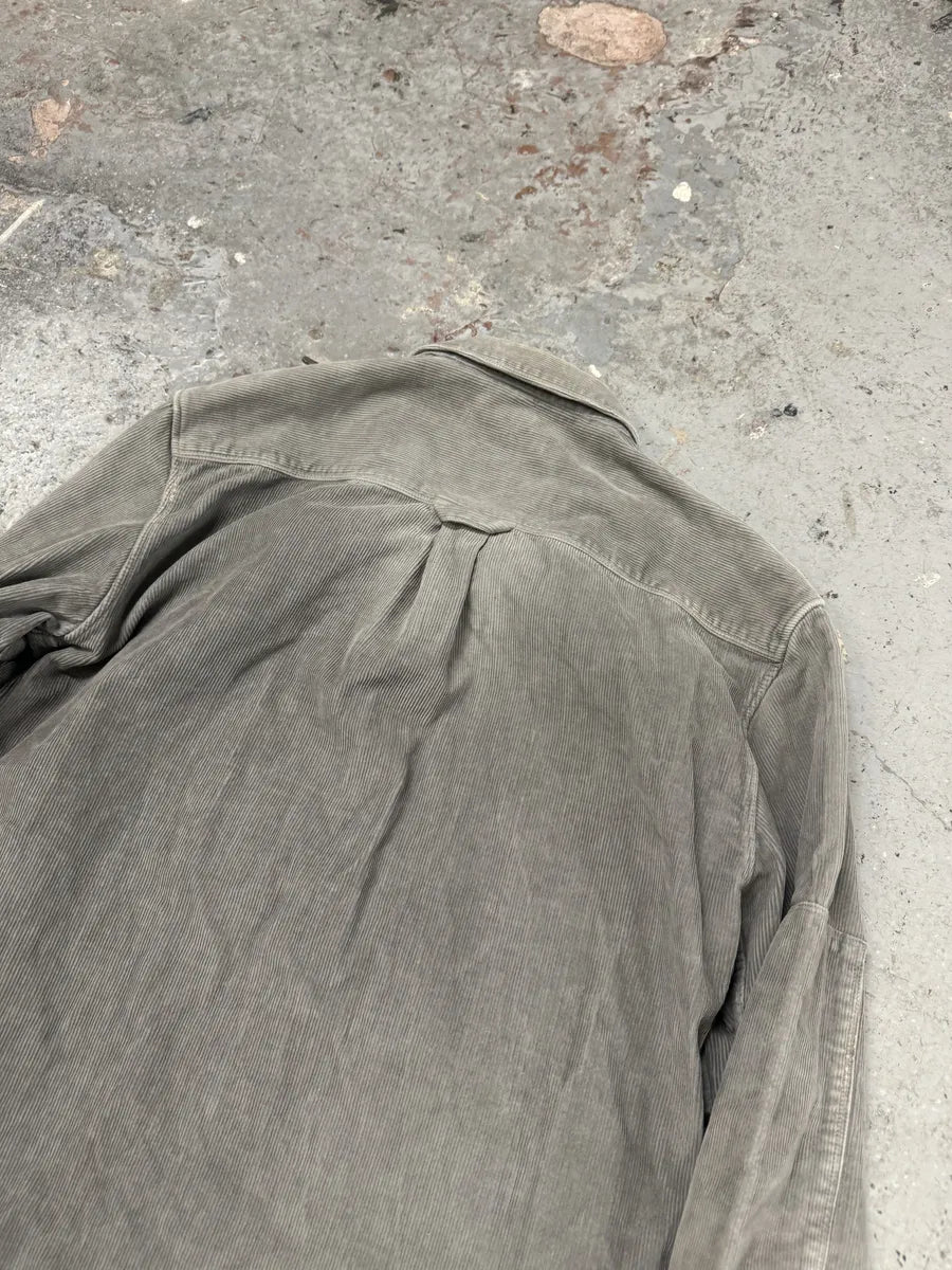 2000s Pierre Balmain Multi Pockets Utility Velvet Shirt (M) 11