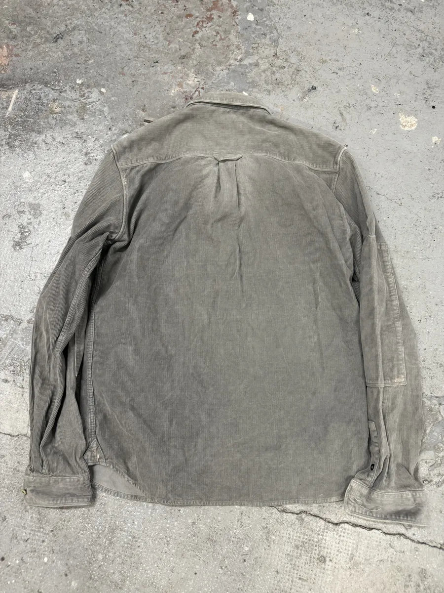 2000s Pierre Balmain Multi Pockets Utility Velvet Shirt (M) 5