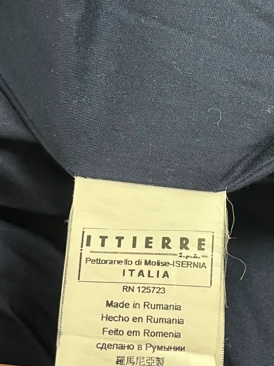 2000s Pierre Balmain Navy Arm Zips Leather Biker Jacket lvUxMoG 10