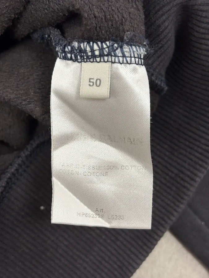 2010s Pierre Balmain Navy Eagle Embroidered Zip-up Hoodie LsGCrVx 12