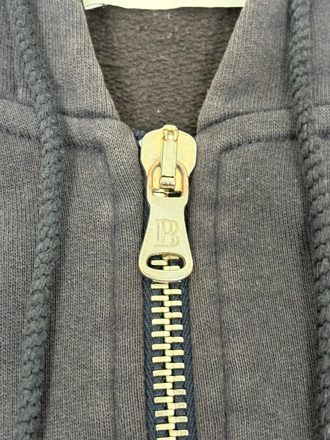 2010s Pierre Balmain Navy Eagle Embroidered Zip-up Hoodie LsGCrVx 9
