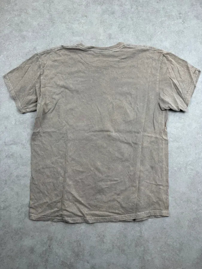 2000s Playboy Tie & Dye Beige Pink & Blue T-Shirt ldKSTNG 4