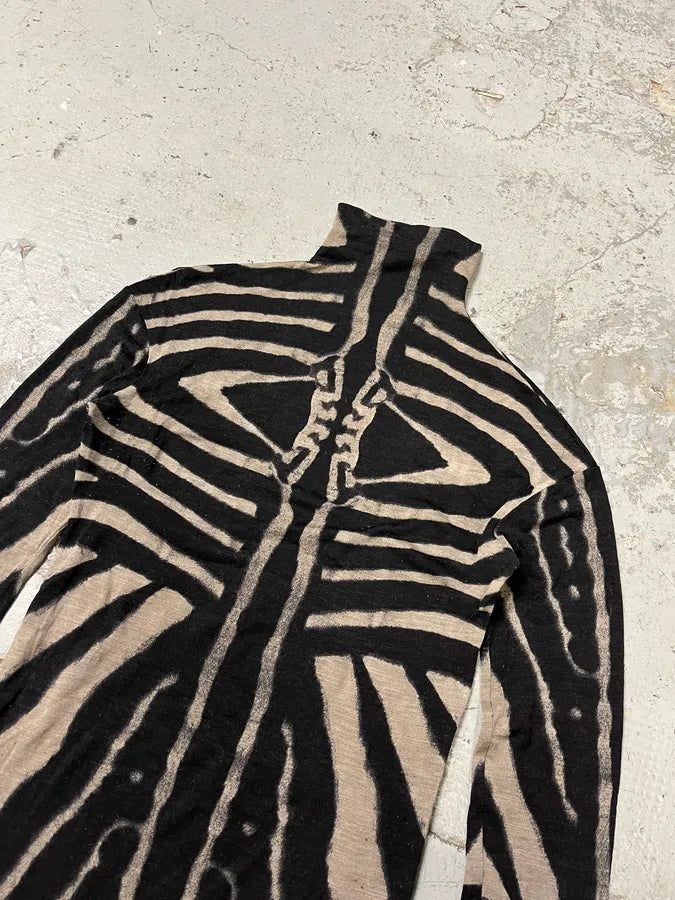 2000s Plein Sud Abstract Bones Top (S/M) lOOFWyL 3