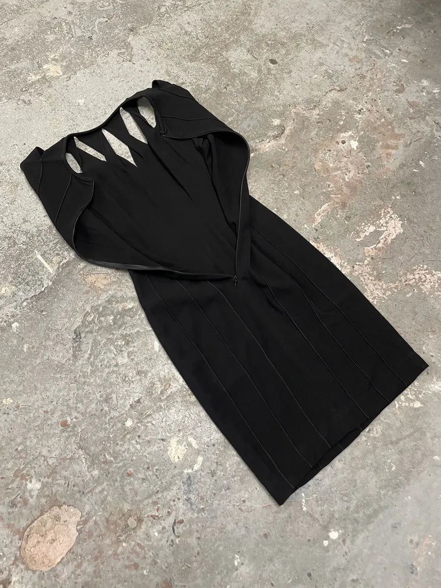 2000s Plein Sud Back Zip Lined Minimalist Dress NVTDjmu 5