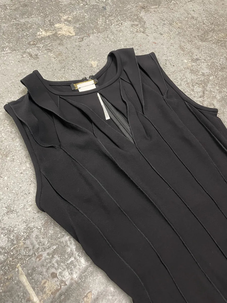 2000s Plein Sud Back Zip Lined Minimalist Dress NVTDjmu 6