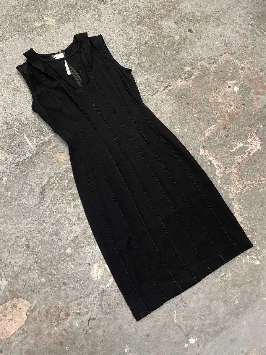 2000s Plein Sud Back Zip Lined Minimalist Dress NVTDjmu 10