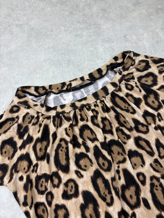 2000s Plein Sud Beige Leopard T-Shirt OphiEnP 4