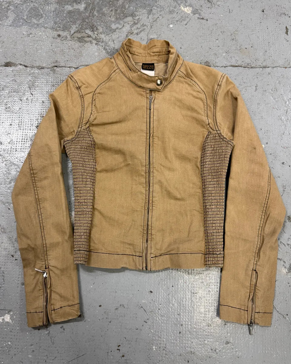 2000s Plein Sud Beige Light Tactical Jacket (M) qlDukJI 0