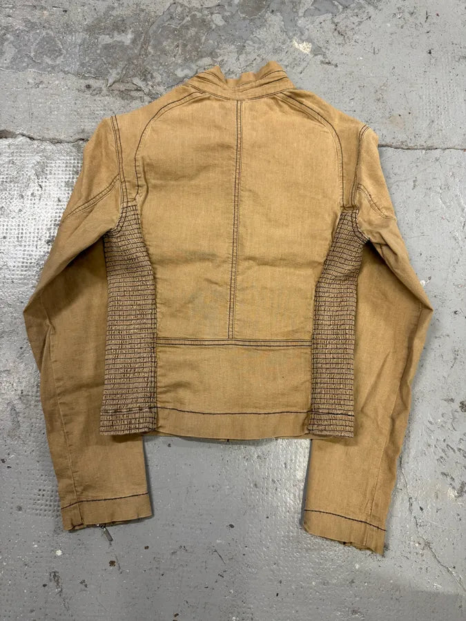 2000s Plein Sud Beige Light Tactical Jacket (M) qlDukJI 1