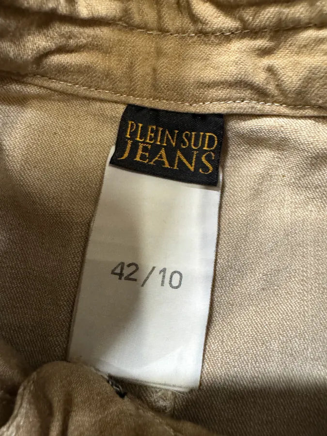 2000s Plein Sud Beige Light Tactical Jacket (M) qlDukJI 4