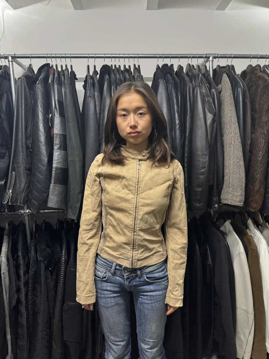 2000s Plein Sud Beige Light Tactical Jacket (M) qlDukJI 2