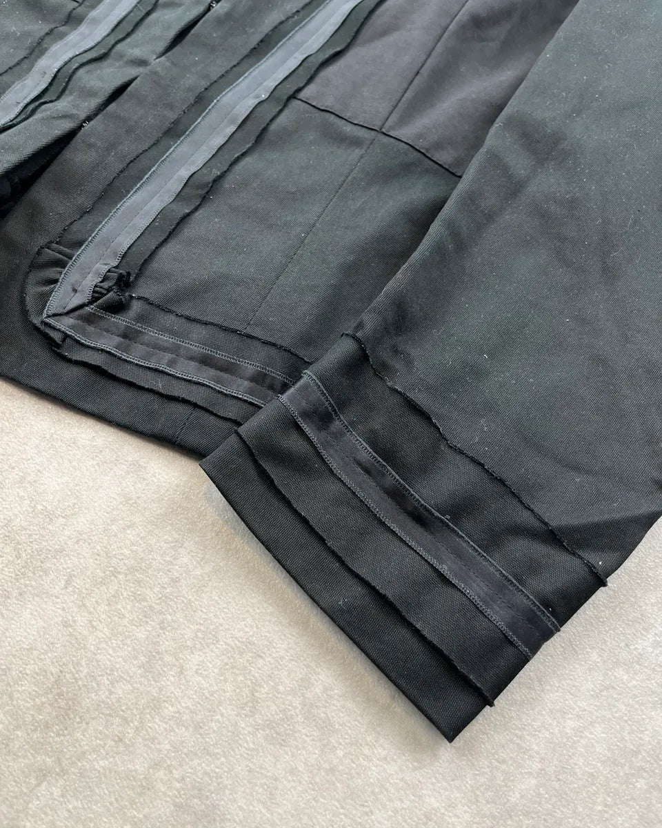 2000s Plein Sud Black Contrast Stitch Light Jacket unqEcNu 5