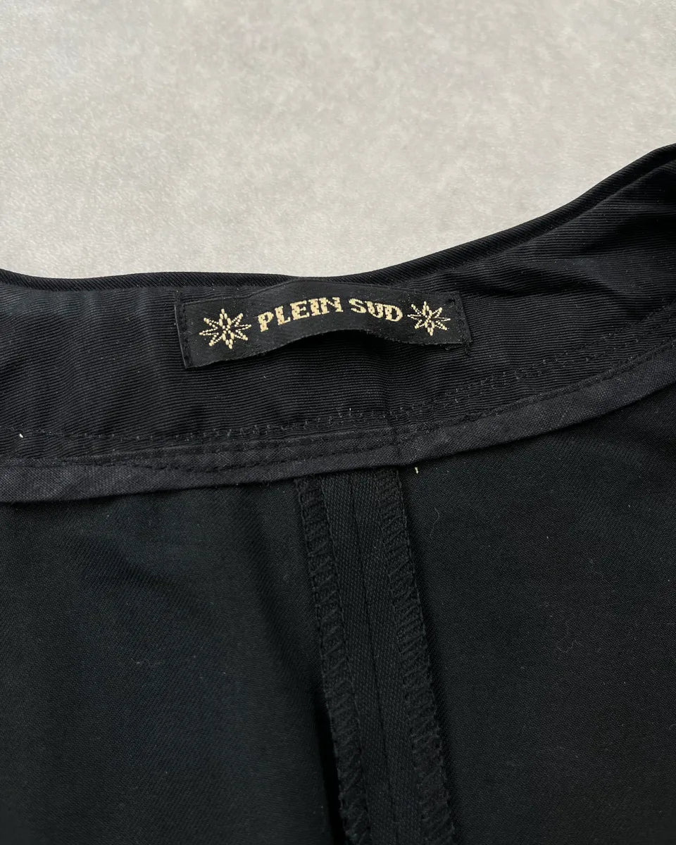 2000s Plein Sud Black Contrast Stitch Light Jacket unqEcNu 8