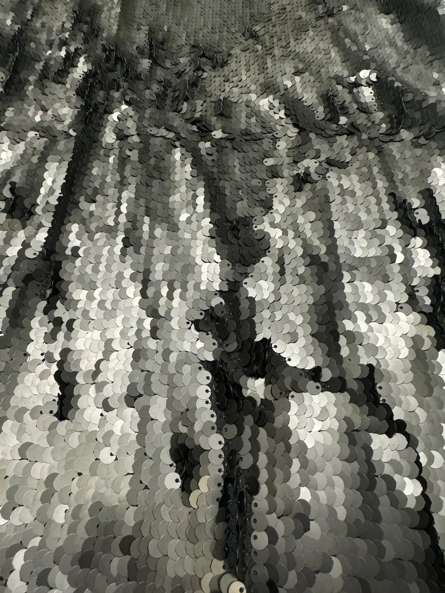 2000s Plein Sud Black Disco Sequin Dress (M/L) 10