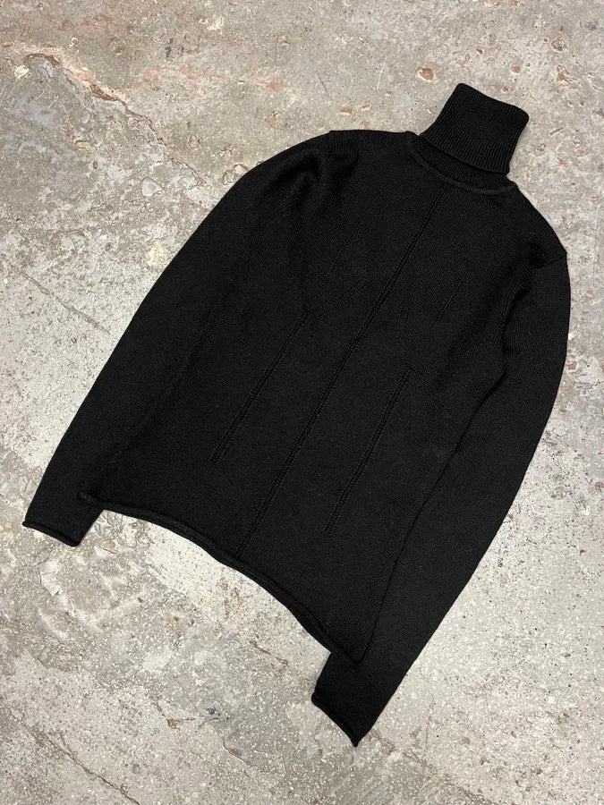 2000s Plein Sud Black Sexy Emancipated Women Turtleneck (S/M) GWyWNDn 4