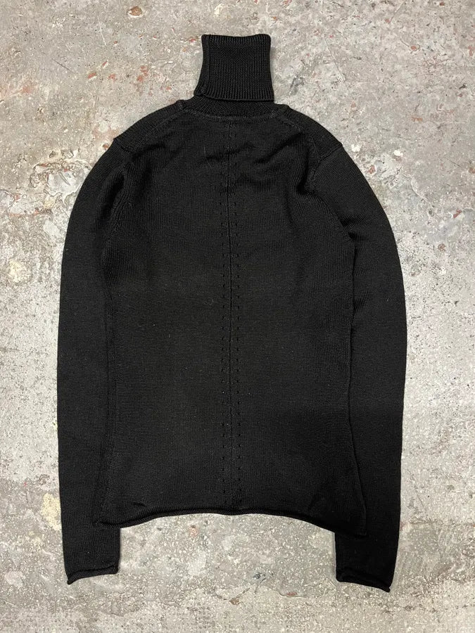 2000s Plein Sud Black Sexy Emancipated Women Turtleneck (S/M) GWyWNDn 5