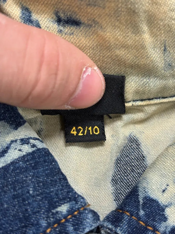 2000s Plein Sud Bleached Denim Jacket GYasWTr 11