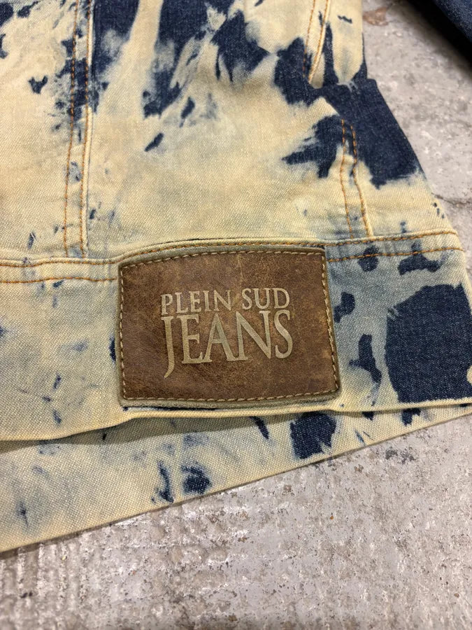2000s Plein Sud Bleached Denim Jacket GYasWTr 7
