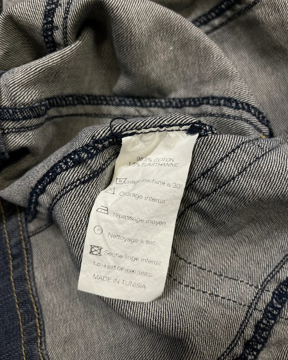 2000s Plein Sud Blue Denim Studded Denim Jacket STRSYek 10