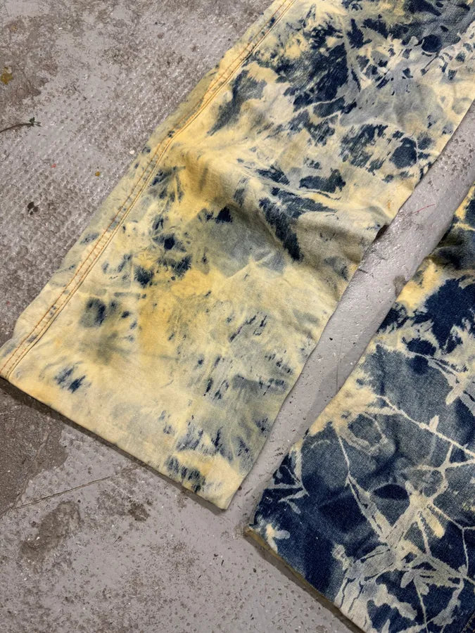 2000s Plein Sud Blue Psychedelic Denim Jeans (XS/S) oaahlSY 3