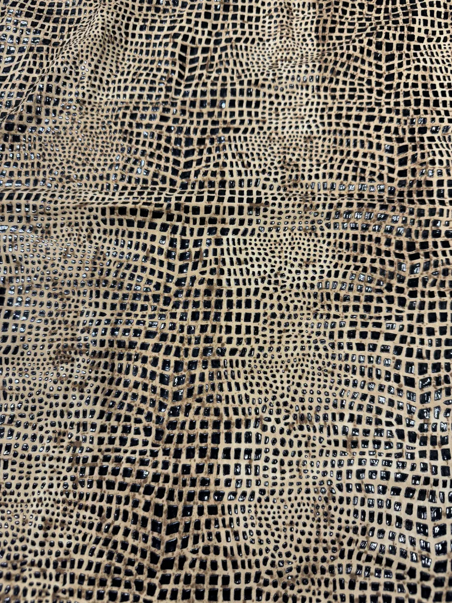 2000s Plein Sud Brown Eroded Top & Skirt Set (S) FBqLoeP 9