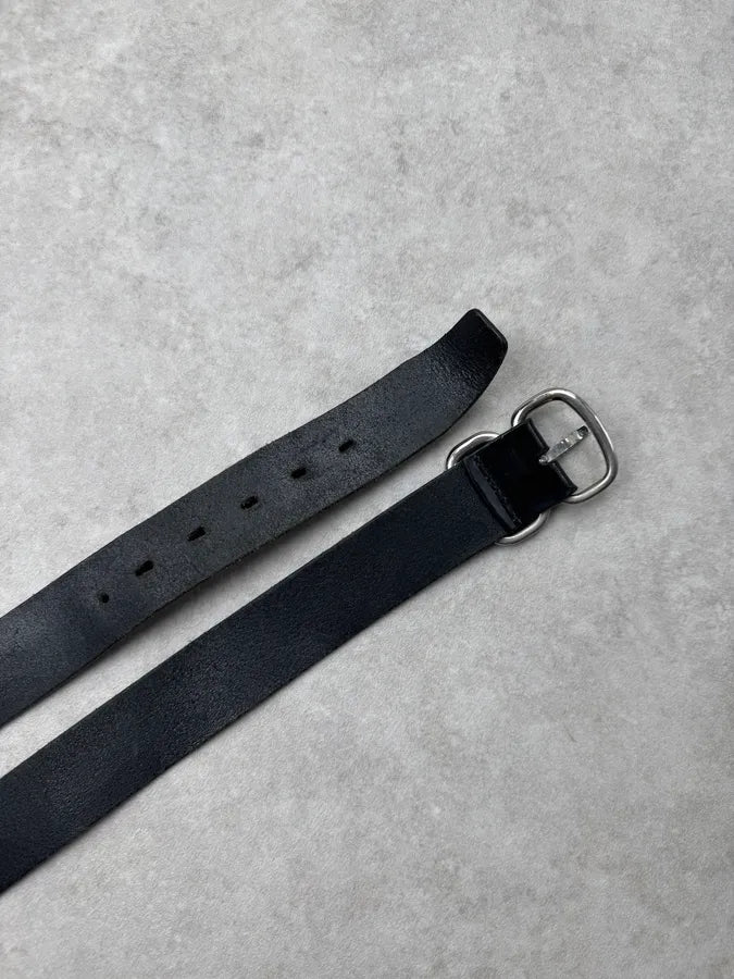 2000s Plein Sud Classic Black Leather Belt JLQgwXv 6