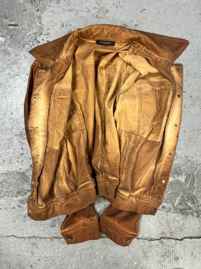 2000s Plein Sud Orange Faded Jacket mNhlwEN 5