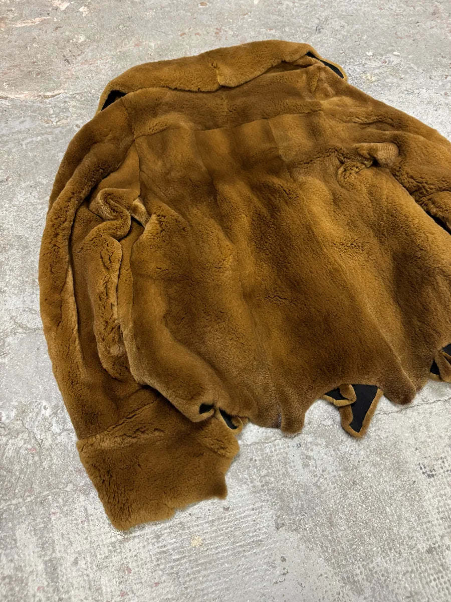 2000s Plein Sud Reversible Camel Fur & Obscure Coat Jacket (M/L) 8