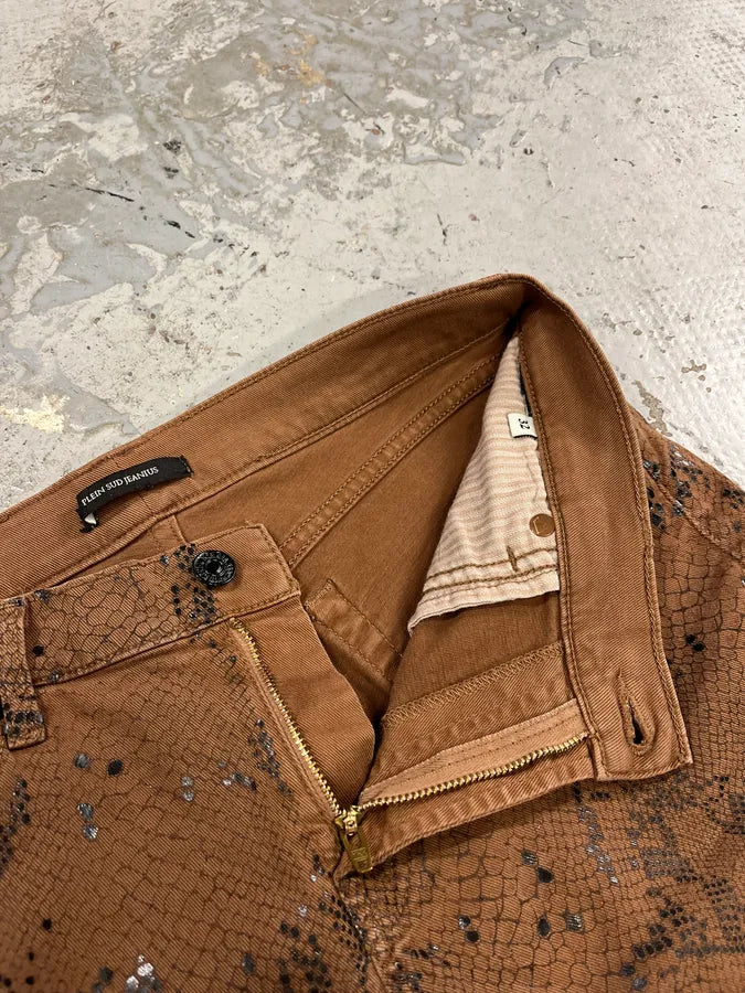 2000s Plein Sud Snake Print Skinny Pants wPLHkoF 9