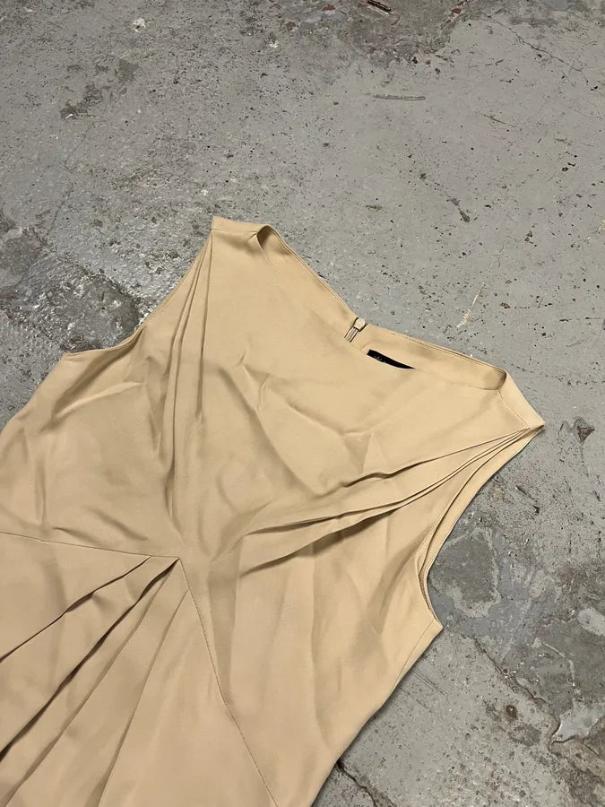2000s Plein Sud Structured Beige Premium Dress HMLKljk 3