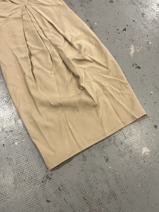 2000s Plein Sud Structured Beige Premium Dress HMLKljk 4