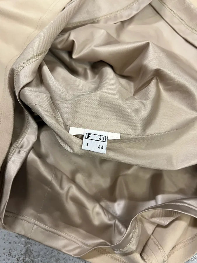 2000s Plein Sud Structured Beige Premium Dress HMLKljk 8